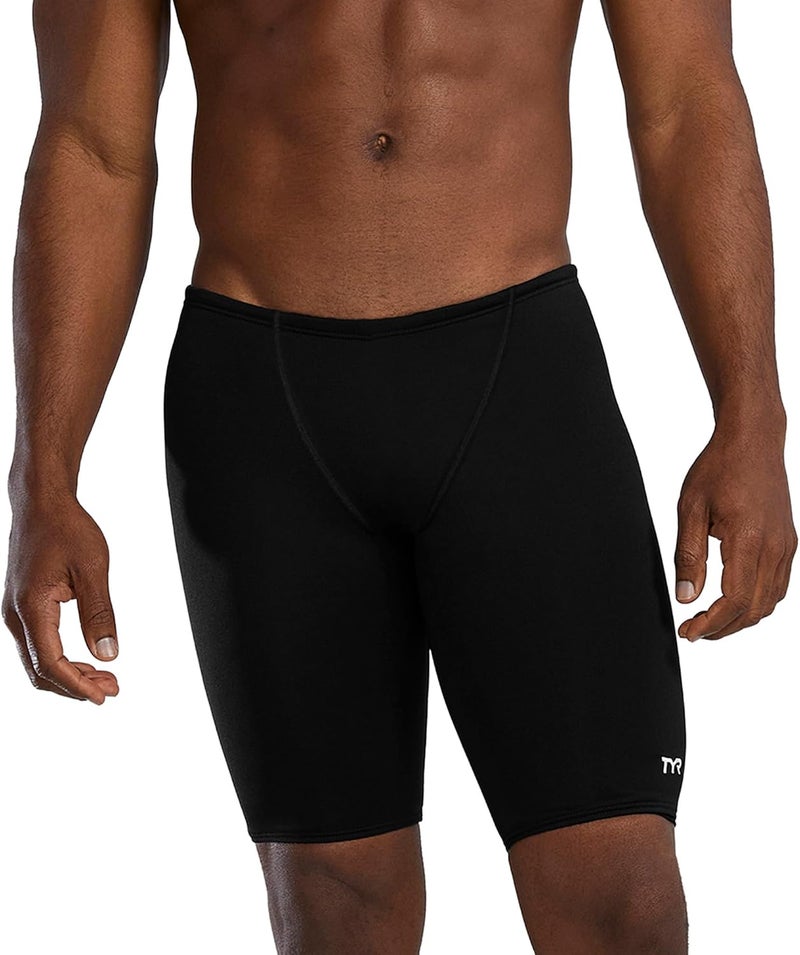 TYR Durafast Elite Swim Jammers for Men - Competition Swimwear with Championship Cut, Ultra-Durable Compressive Fabric - Jammer Briefs for Training, Racing, Recreation - Image 1